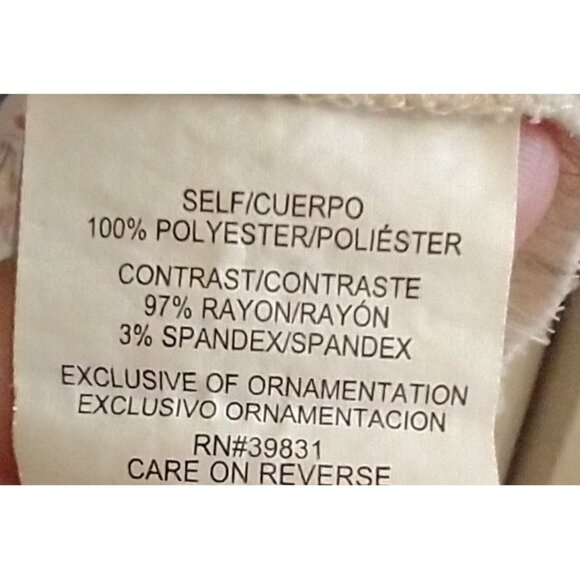 Democracy Women's Blouse Sheer Floral Bird Print Drop Shoulder Relaxed Top - 2X - Picture 6 of 8